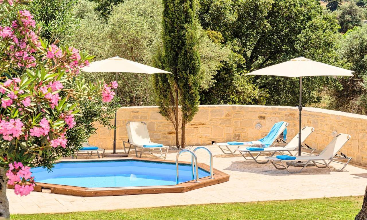 Villa Di Palma Heated Pool Koufi Exteriér fotografie