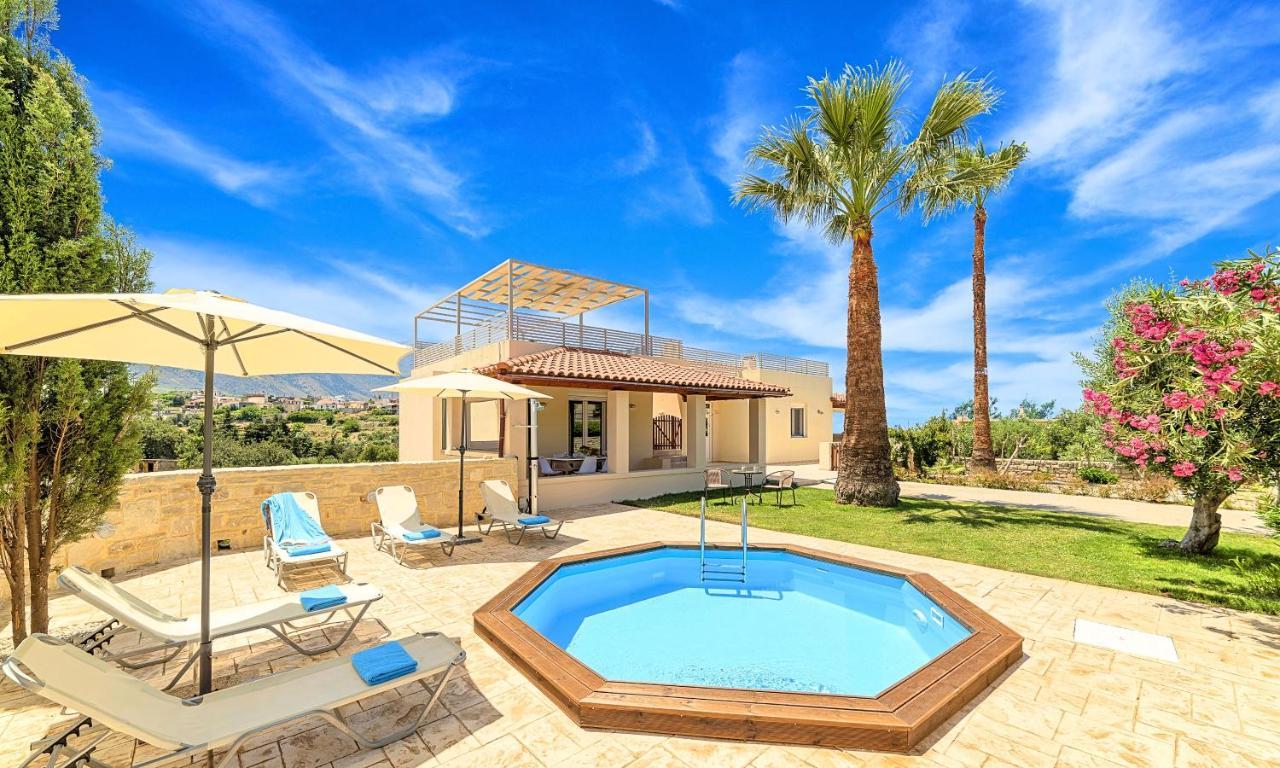 Villa Di Palma Heated Pool Koufi Exteriér fotografie
