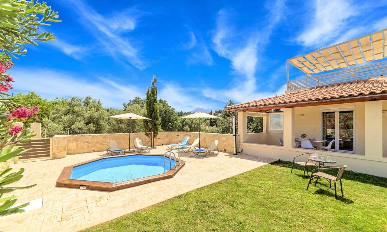 Villa Di Palma Heated Pool Koufi Exteriér fotografie
