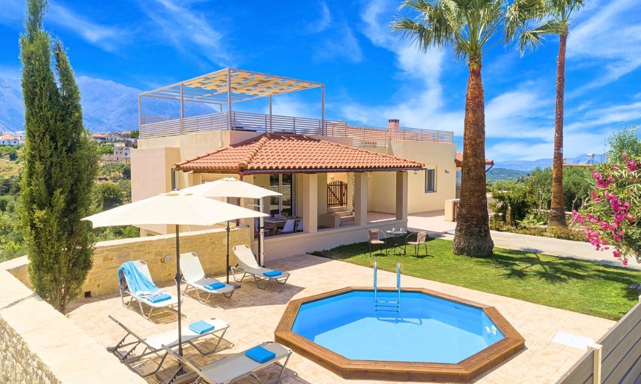 Villa Di Palma Heated Pool Koufi Exteriér fotografie