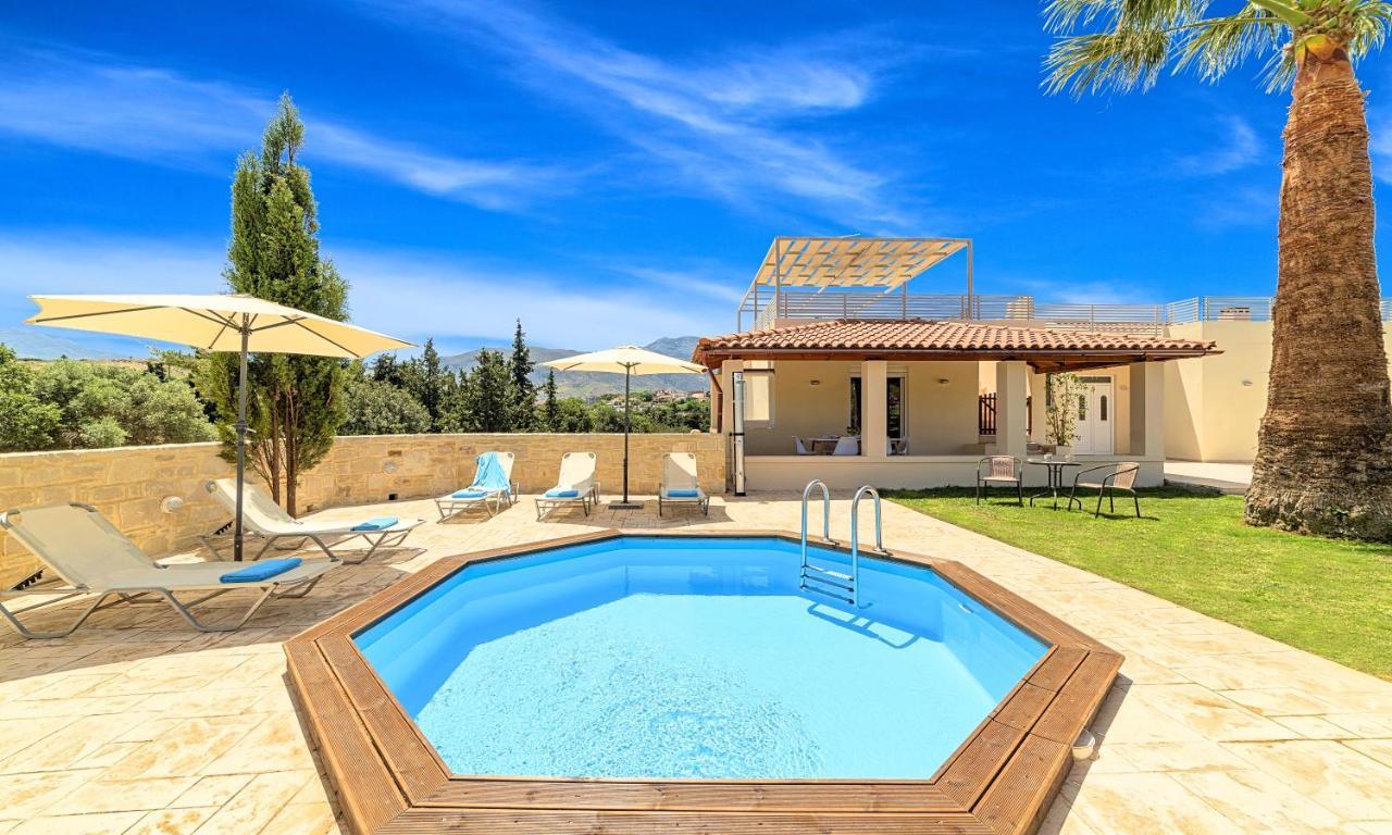 Villa Di Palma Heated Pool Koufi Exteriér fotografie